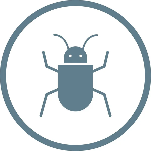 Beautiful Bug Vector Glyph icon — Stock Vector