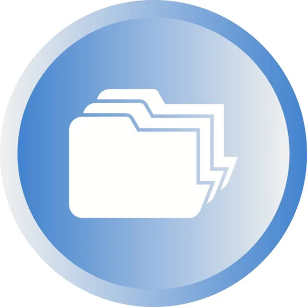 Hermosos archivos Vector Glyph icono — Vector de stock