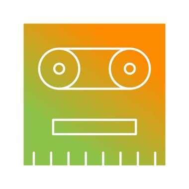 Eşsiz Kayıt Vektörü Kabartma Simgesi