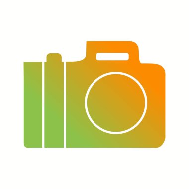 Benzersiz Kamera Kabartma Vektörü Simgesi