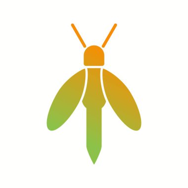 Eşsiz Ateşböceği Kabartma Vektör Simgesi