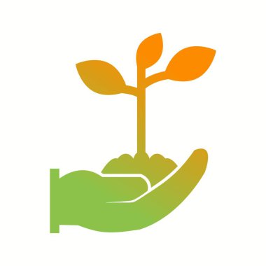 Benzersiz Büyüme Vektörü Kabartma Simgesi