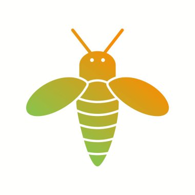 Eşsiz Bal Arısı Vektör Kabartma Simgesi