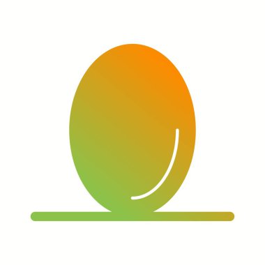 Eşsiz Yumurta Vektörü Kabartma Simgesi