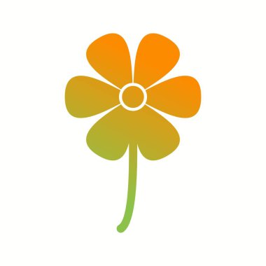 Eşsiz Çiçek Vektörü Kabartma Simgesi