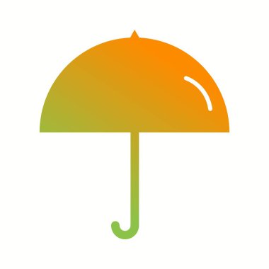 Eşsiz Şemsiye Vektör Kabartma Simgesi