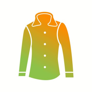 Eşsiz Formal Gömlek Evrak Çantası Vektör Kabartma Simgesi