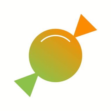 Benzersiz Şeker Vektörü Kabartma Simgesi