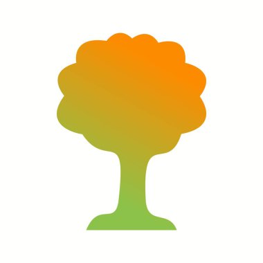 Eşsiz Ağaç Vektörü Kabartma Simgesi