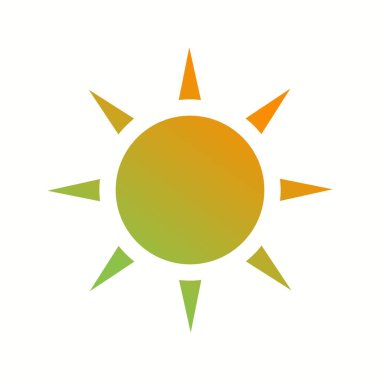 Eşsiz Güneş II Vektör Kabartma Simgesi