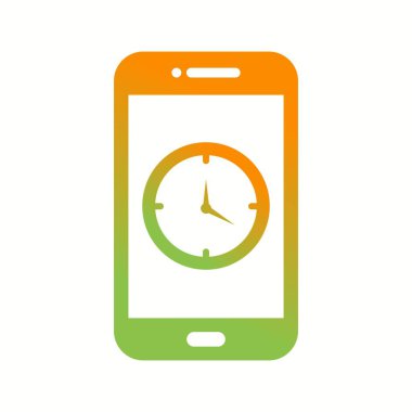 Eşsiz Saat Uygulama Vektörü Kabartma Simgesi