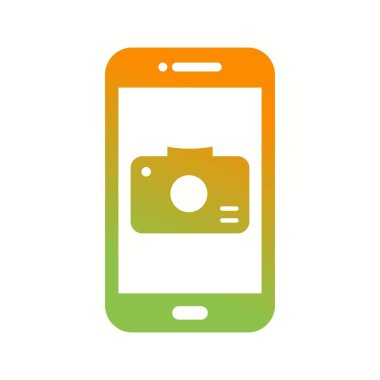 Eşsiz Kamera Uygulaması Vektör Kabartma Simgesi