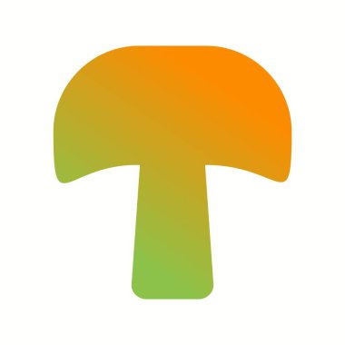 Benzersiz Mantar Vektör Kabartma Simgesi