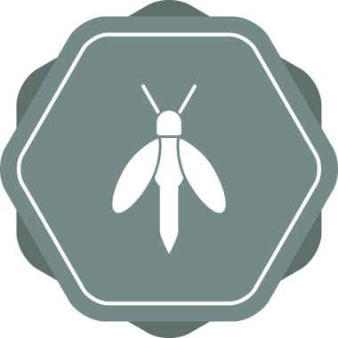 Eşsiz Ateşböceği Kabartma Vektör Simgesi