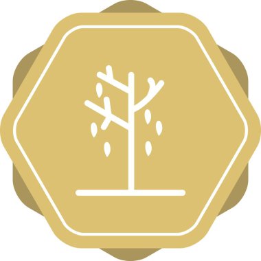 Eşsiz Düşen Yapraklar Vektör Kabartma Simgesi