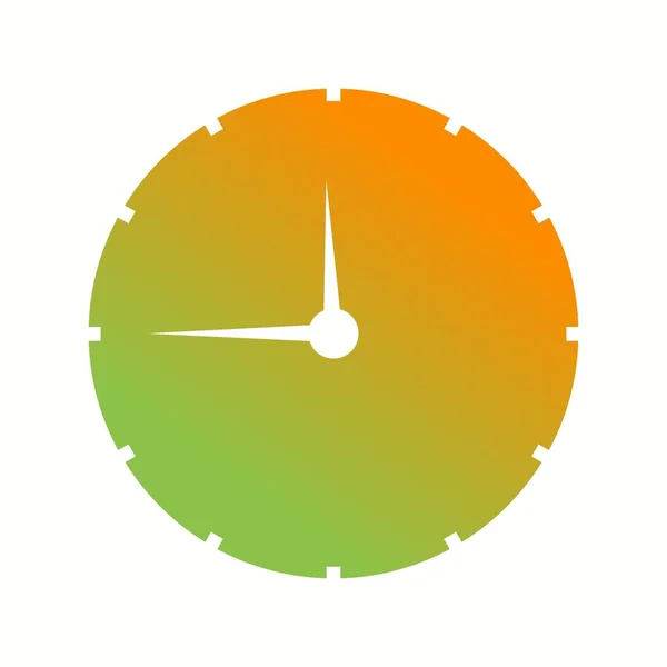 Icône Vectoriel Glyphe Horloge Unique — Image vectorielle