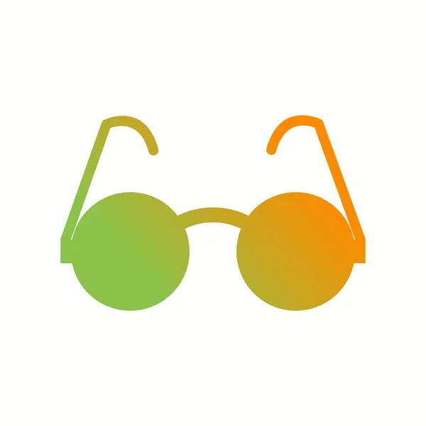 Gafas Sol Únicas Vector Glyph Icon — Archivo Imágenes Vectoriales