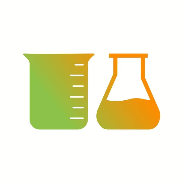 Unique Chemicals Vector Glyph Icon — Stock Vector