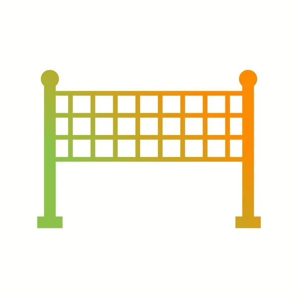 Único Volley Ball Vector Glyph Icono — Vector de stock