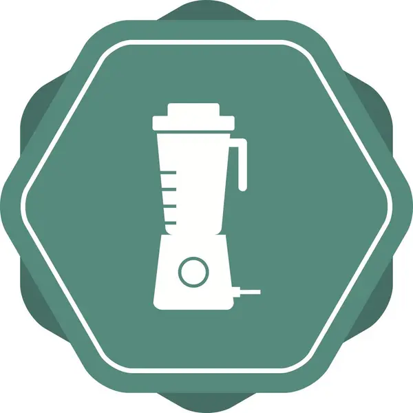 Unique Juicer Machine Glyph Vector Icon — Stock Vector