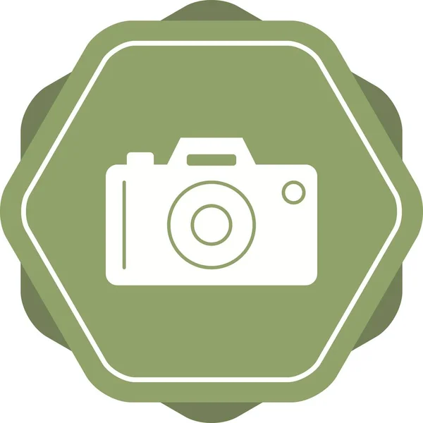 Уникальная Векторная Икона Камеры — стоковый вектор