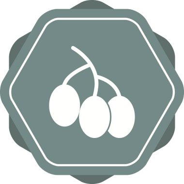 Eşsiz Böğürtlen Vektör Kabartma Simgesi