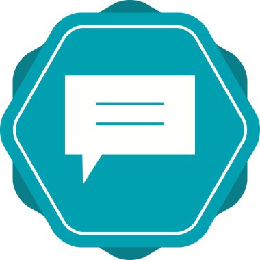 Eşsiz Mesajlaşma Vektörü Kabartma Simgesi