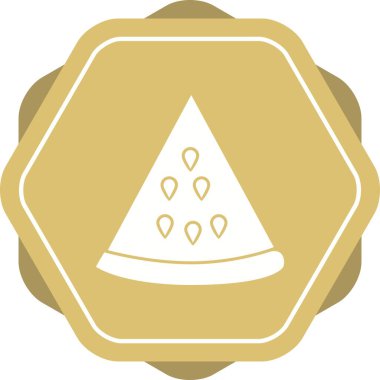 Eşsiz Karpuz Vektör Kabartma Simgesi