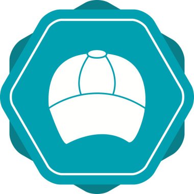 Eşsiz Cap Vektör Kabartma Simgesi