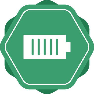 Eşsiz Şarj Edici Hücre Vektörü Kabartma Simgesi