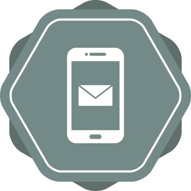 Eşsiz Mesajlaşma Uygulaması Vektör Kabartma Simgesi