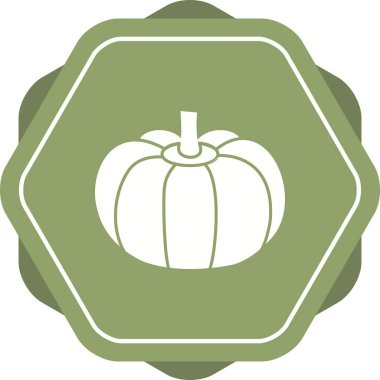 Eşsiz Kabak Vektörü Kabartma Simgesi