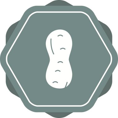 Eşsiz Fıstık Vektörü Kabartma Simgesi