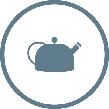 Eşsiz Kettle Vektör Kabartma Simgesi