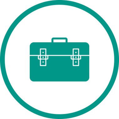 Eşsiz Evrak Çantası Vektör Kabartma Simgesi