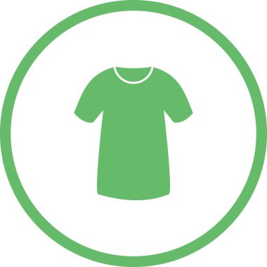 Eşsiz T-Shirt Vektör Kabartma Simgesi
