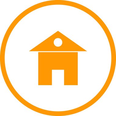 Eşsiz Ev Vektörü Kabartma Simgesi