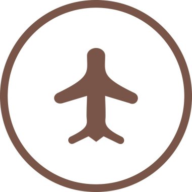 Eşsiz Uçak Modu Vektör Kabartma Simgesi