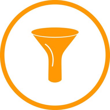 Eşsiz Huni Vektör Kabartma Simgesi