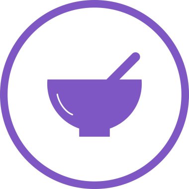 Eşsiz Gıda Vektörü Kabartma Simgesi