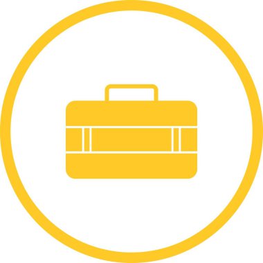 Eşsiz Bavul Vektör Kabartma Simgesi