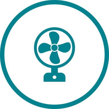 Eşsiz Fan Vektörü Kabartma Simgesi