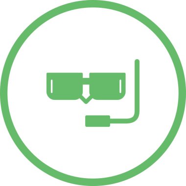 Benzersiz Şnorkel Vektör Kabartma Simgesi