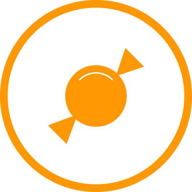 Benzersiz Şeker Vektörü Kabartma Simgesi