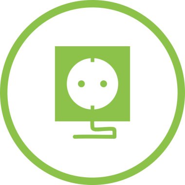 Eşsiz Soket Vektör Kabartma Simgesi