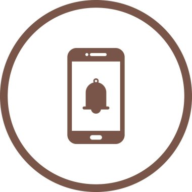 Eşsiz Alarm Çalan Vektör Kabartma Simgesi