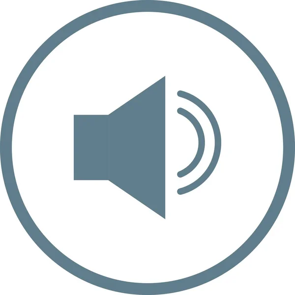 Perfiles Audio Únicos Vector Glyph Icon — Vector de stock