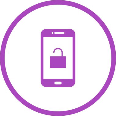 Eşsiz Açılmış Telefon Vektörü Kabartma Simgesi