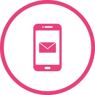 Eşsiz Mesajlaşma Uygulaması Vektör Kabartma Simgesi