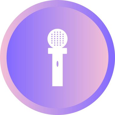 Eşsiz Röportaj Vektörü Kabartma Simgesi